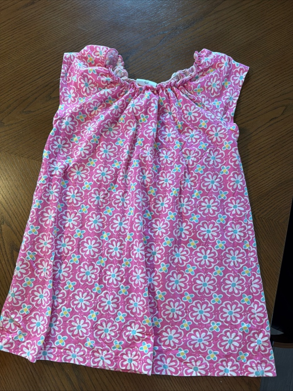 Hanna Andersson Size 150 (11-12) Little Girl's Floral Cotton Dress